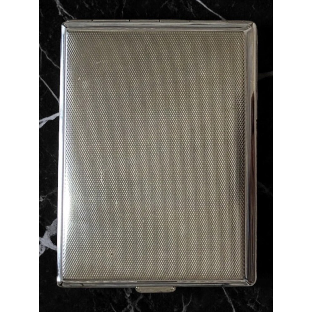 Vintage Harley Davidson Eagle Cigarette Case Metal Biker Wallet Holder - Picture 2 of 9
